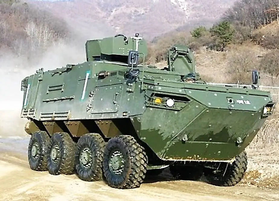 South Korean army to field Baekho command post 8x8 armored vehicle